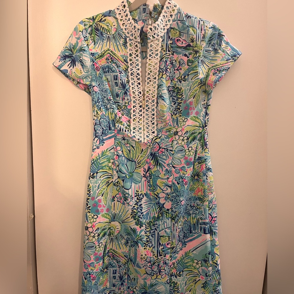 Lilly Pulitzer Adrena Stretch Shift Dress - Picture 2 of 3